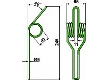 Striegelzinken (Feder)