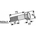Schraube M24x3 - 10.9