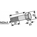 Bolt M24x3 - 10.9