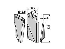 Rotary tine, right model