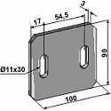 Scraper for packer rolls