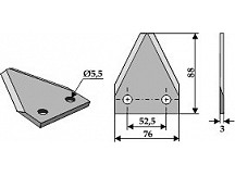 Futtermischwagenmesser