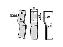 Rotary tine, right model