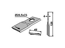 Rotary mower blade