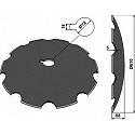 Notched disc Ř610x5