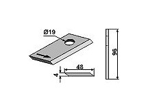 Rotary mower blade