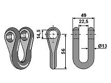 Schäkel - Ř14,5