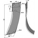 Subsoiling shank, left model