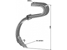 Zinken mit Schar - 3 1/2 Lagig