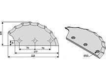 Futtermischwagenmesser, rechts