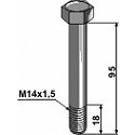 Bolt - M14 x 1,5 - 10.9