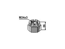 Kronenmutter M24x3