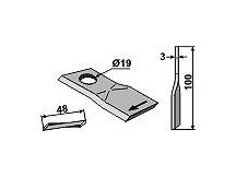 Rotary mower blade