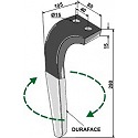 Tine for rotary harrows (DURAFACE) - right model