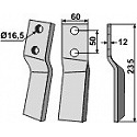 Rotary tine, right model