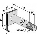 Csavar 99xM20x2,5