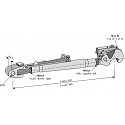 Oberlenker kpl. 652mm