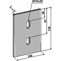 Scraper for packer rolls