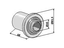 Distance piece - 68mm