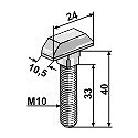 Chain-bolt - Galvanized