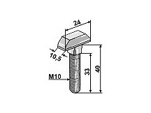 Chain-bolt - Galvanized