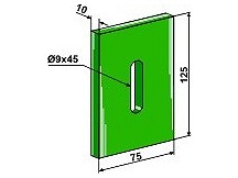 Greenflex plastic scraper for packer rolls