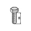 Bolt for rotary mower blades - M10x1,5 - 8.8