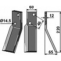 Rotary tine, right model