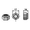 Self-locking nut - M10x1,5