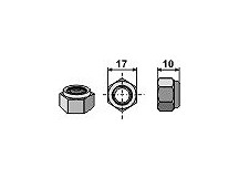 Self-locking nut - M10x1,5