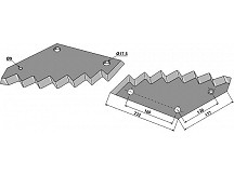 Futtermischwagenmesser