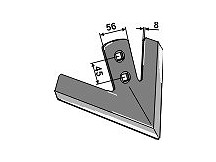 Gänsefußschar 245mm