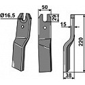 Rotary tine, right model