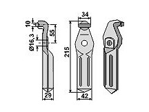 Rotary tine