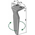 Tine for rotary harrows, right model