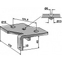 Halter für 4 1/2 Lagig Kultivatorzinken