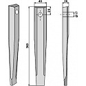 Forgóborona kés 360x26