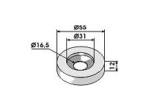 Distanzscheibe Ř55