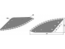 Futtermischwagenmesser