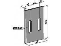 Scraper for packer rolls