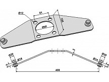 Fixing for rotary mower blades