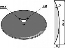 Hop disc Ř410x3