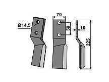 Rotary tine, right model