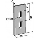 Scraper for packer rolls