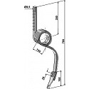 Spurlockererzinken mit Schar