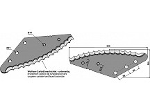 Food mixer knives