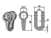 Schäkel - Ř25,5