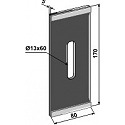 Scraper for packer rolls - DURAFACE