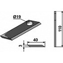 Rotary mower blade