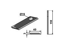 Rotary mower blade